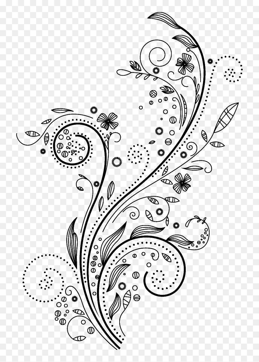 Clipart Design Embroidery - Bridal Mehendi Design Banner, HD Png Download - arabesque png