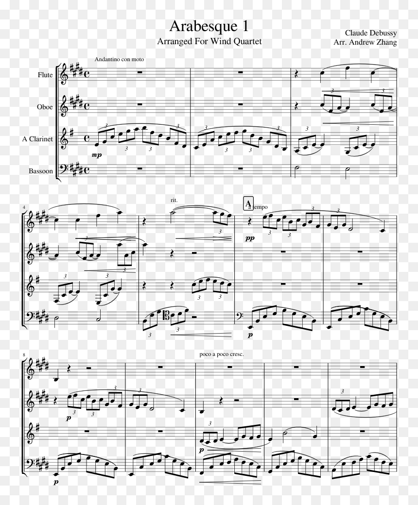 Sheet Music, HD Png Download - arabesque png