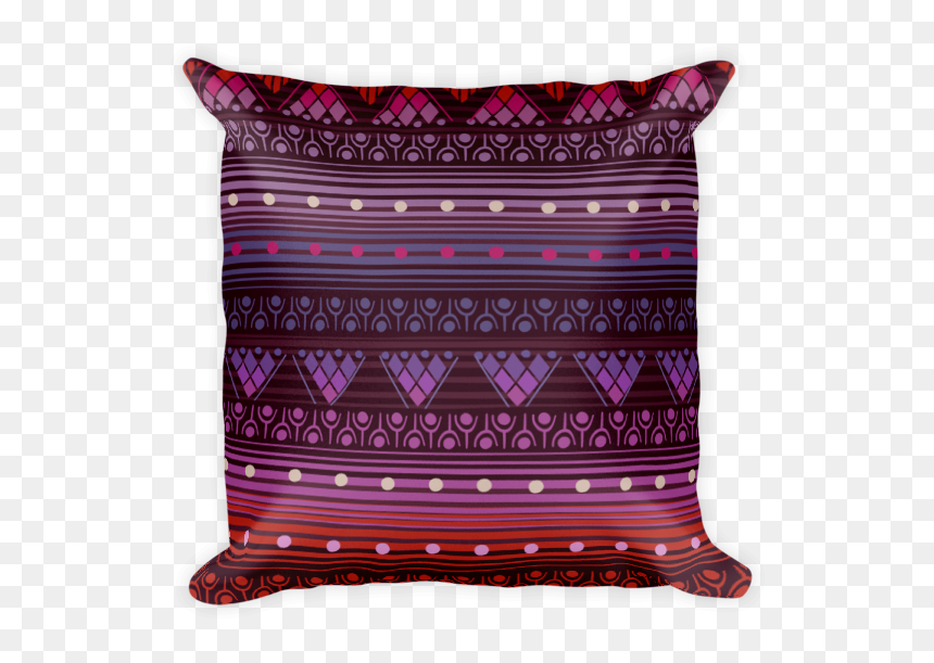 Reddish Pink Square Pillow - Papel De Parede Rosa Pink, HD Png Download - pink square png