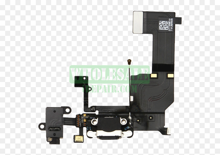 Charge Port And Hf Jack - Dock Charge Iphone 5s, HD Png Download - black apple png