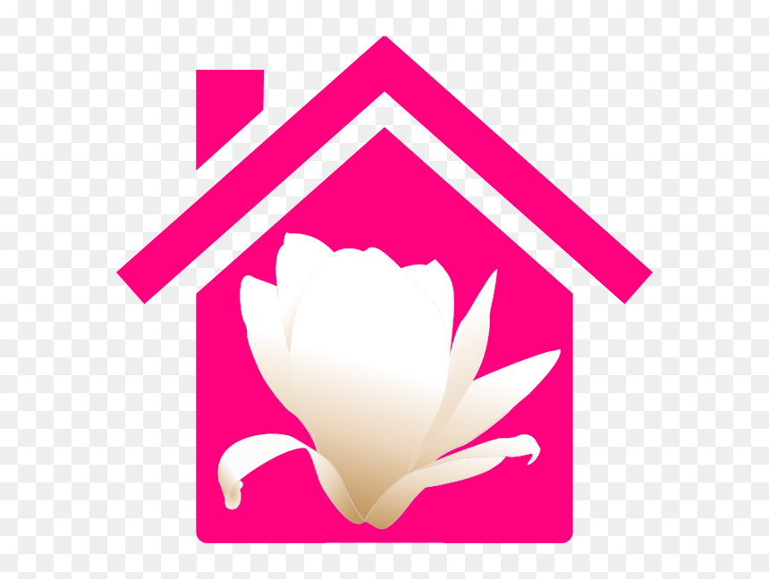 Pink House 2 Svg Clip Arts - Home Heart Clip Art, HD Png Download - pink house png
