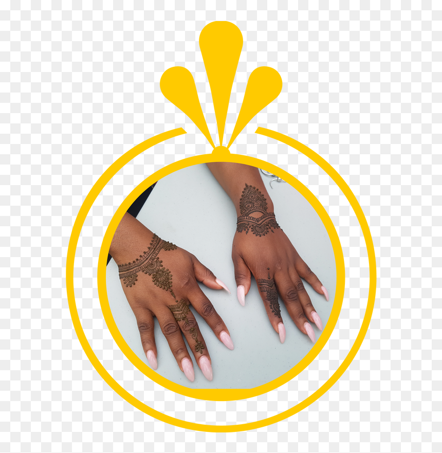 Picture - Temporary Tattoo, HD Png Download - henna pattern png