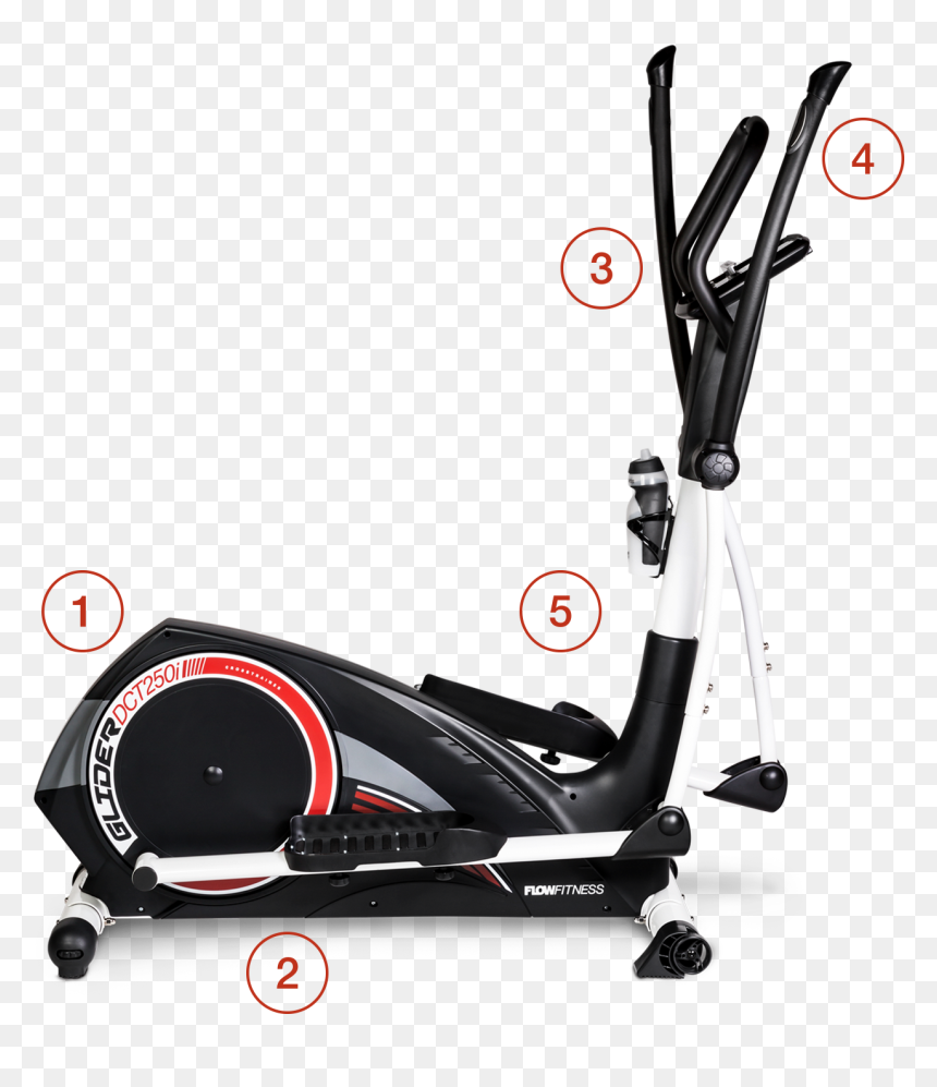 Flow Fitness Glider Dct350, HD Png Download - people gym png