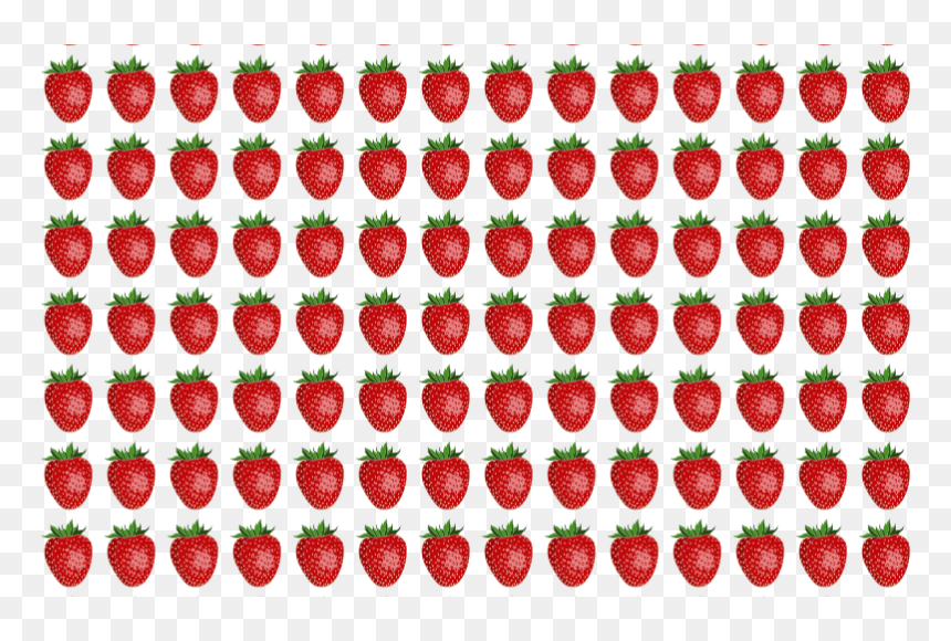 Seamless Shiny Strawberry Pattern - Strawberry Pattern Png, Transparent Png - red pattern png