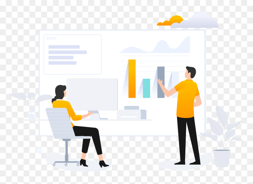 Illustration, HD Png Download - people sitting at a table png