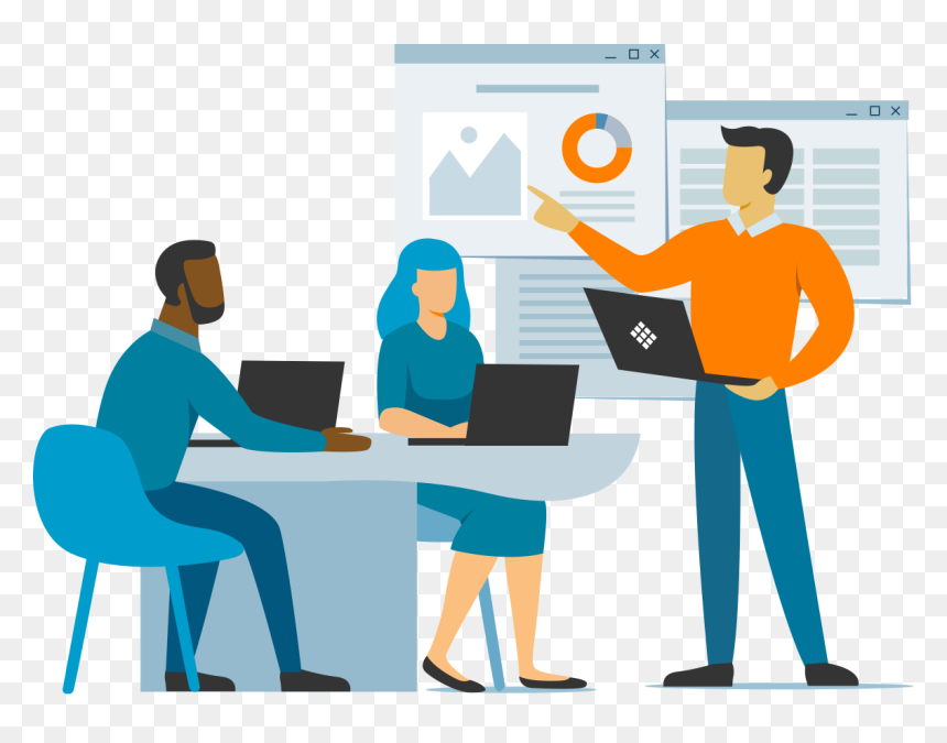 Sitting, HD Png Download - people sitting at a table png