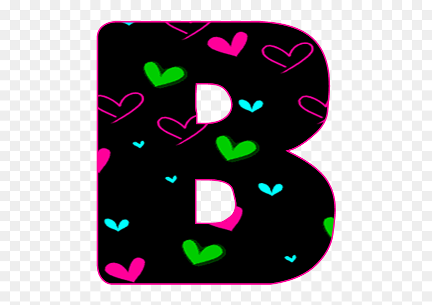 Abecedario Negro Con Corazones Neón - Abecedário Negro Con Corazon Do Neon C Png, Transparent Png - corazones rojos png