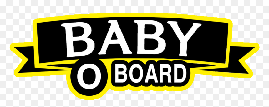 Ptn19 Personalised Baby On Board Baby In Car Safety - Illustration, HD Png Download - baby on board png