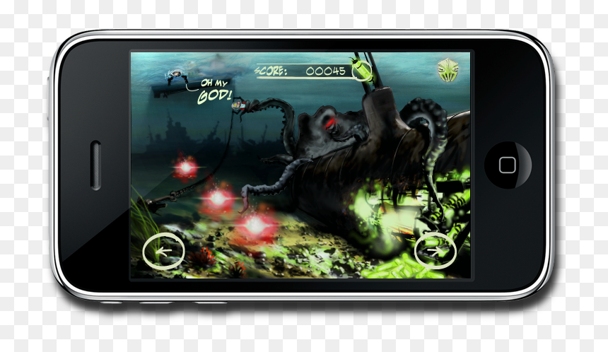 Octopus - Iphone, HD Png Download - radioactive waste png