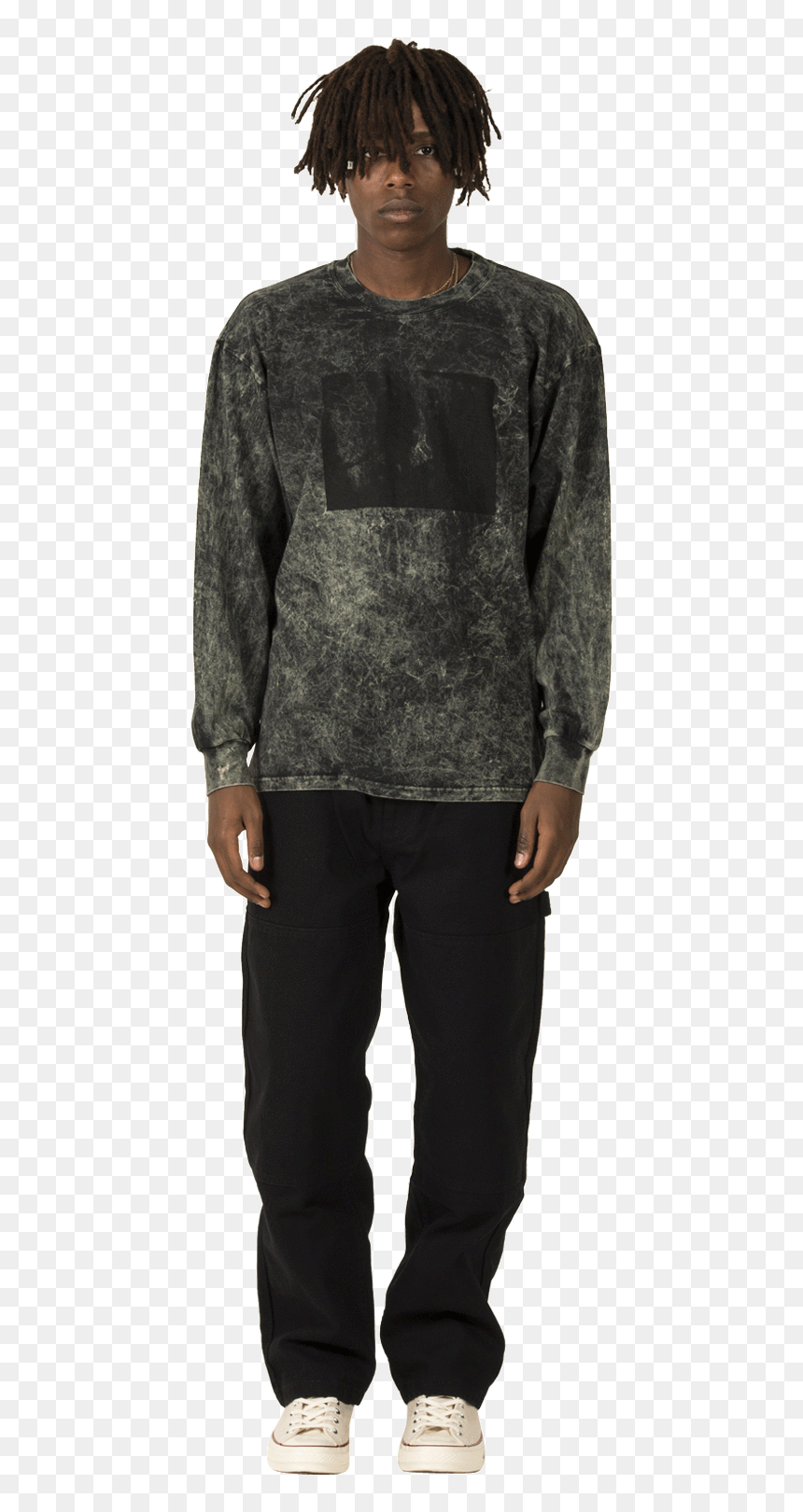 Strongest Of The Strange Longsleeve Black, HD Png Download - black male model png