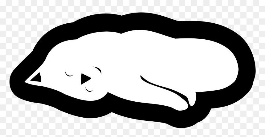 Line Photography - Clip Art, HD Png Download - sleeping clipart png