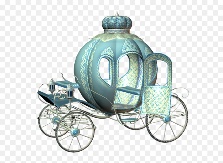 Carriage Cinderella Disney Princess Drawing - Green Cinderella Carriage Png, Transparent Png - princess carriage png