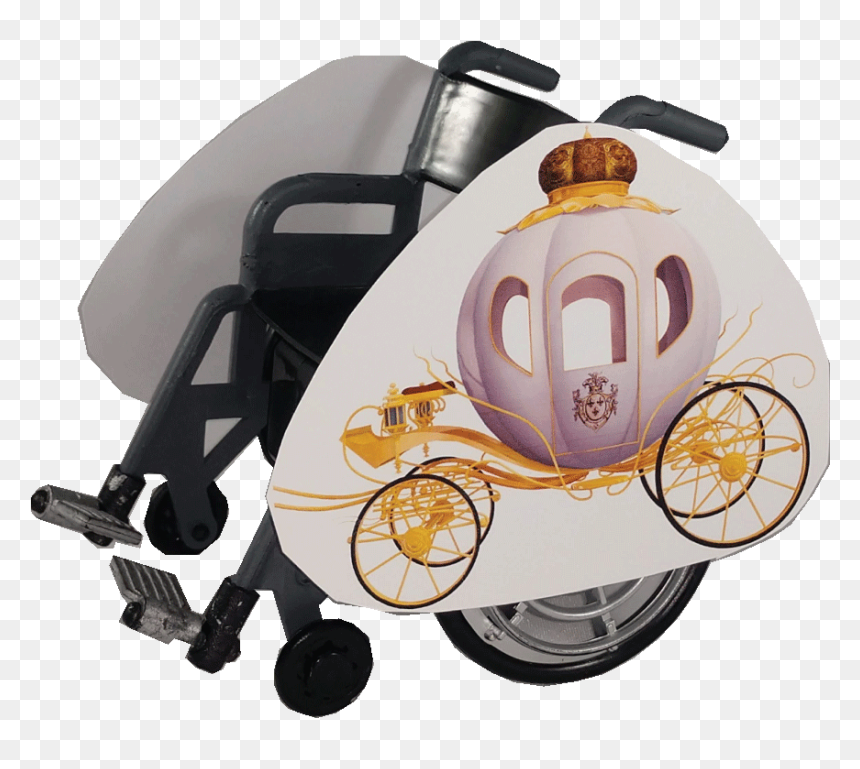 Princess Carriage Wheelchair Costume Child"s - Cart, HD Png Download - princess carriage png