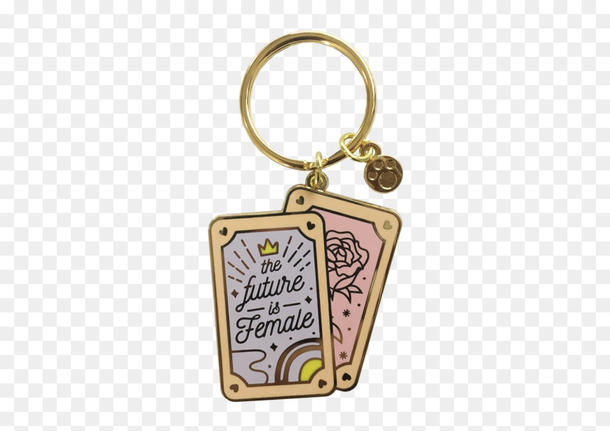 Keychain, HD Png Download - cartoon gold chain png