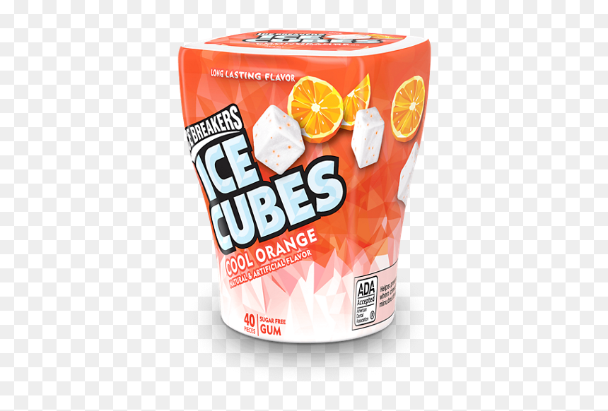 Ice Breakers - Orange Ice Breakers Gum, HD Png Download - cubes png