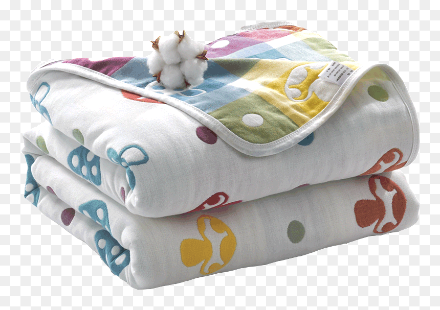 Six-layer Gauze Towel Quilt Cotton Single Summer Children"s - Quilt, HD Png Download - gauze png