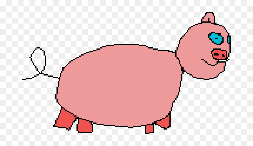 Pig Cartoon Png Ugly, Transparent Png - pig cartoon png