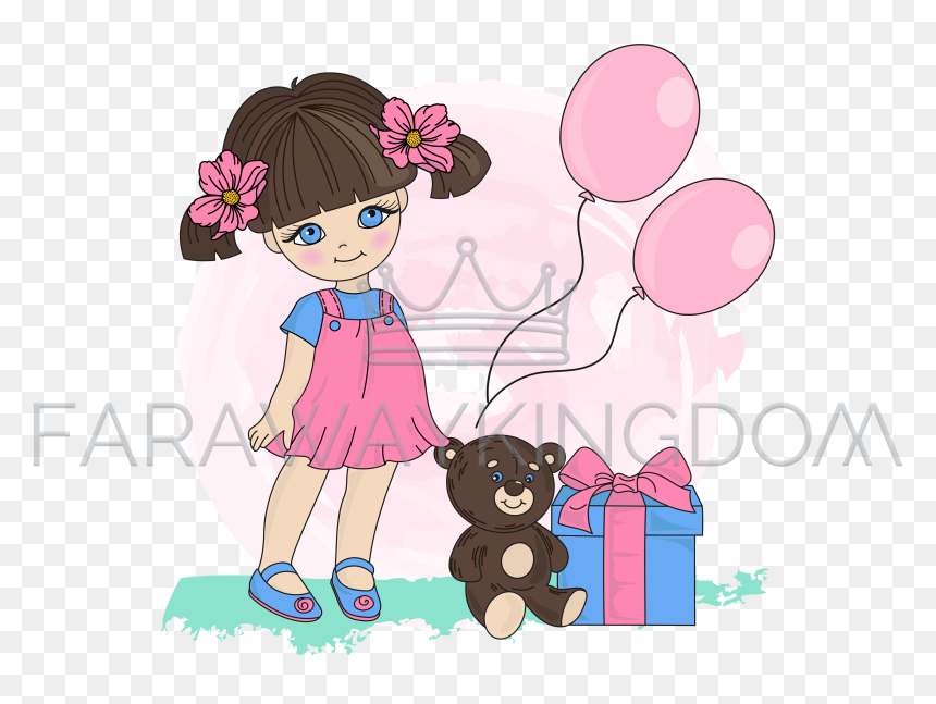 Diseño De Bebe Nena Para Imprimir, HD Png Download - child vector png
