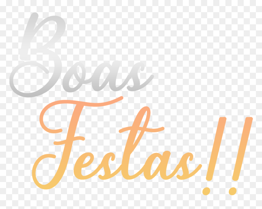 Calligraphy, HD Png Download - boas festas png