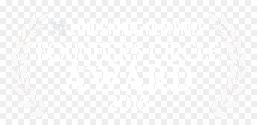 Lafp Founderscircle Laurels2015 White - Poster, HD Png Download - award leaves png