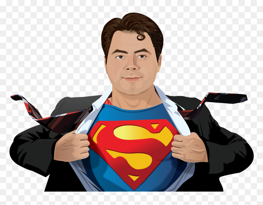 Superman, HD Png Download - superman face png
