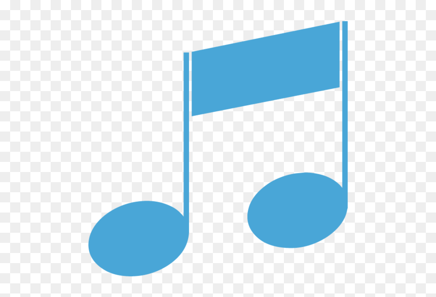 Circle, HD Png Download - blue music note png