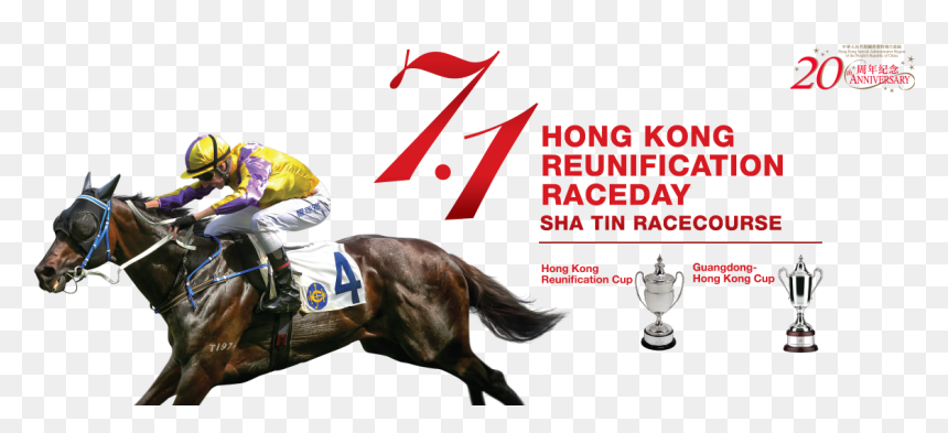 香港 共 慶 回歸 賽馬 日 2018, HD Png Download - horse racing png