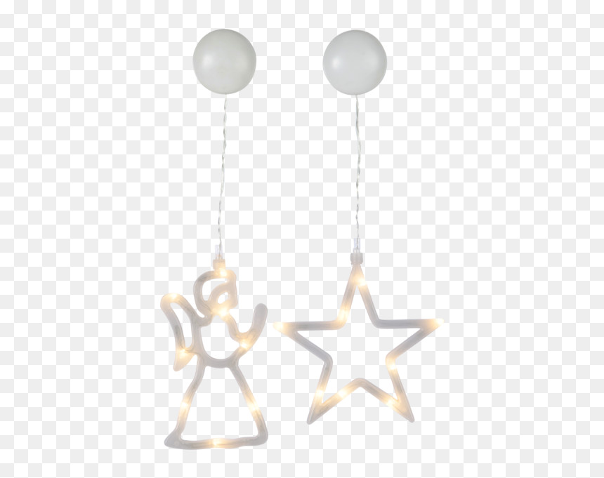 Silhouette 2 Pack Sparky - Fenster Stern Led, HD Png Download - christmas star silhouette png