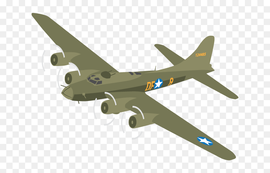 B Flying Fortress Free - B17 Flying Fortress Png, Transparent Png - stealth bomber png