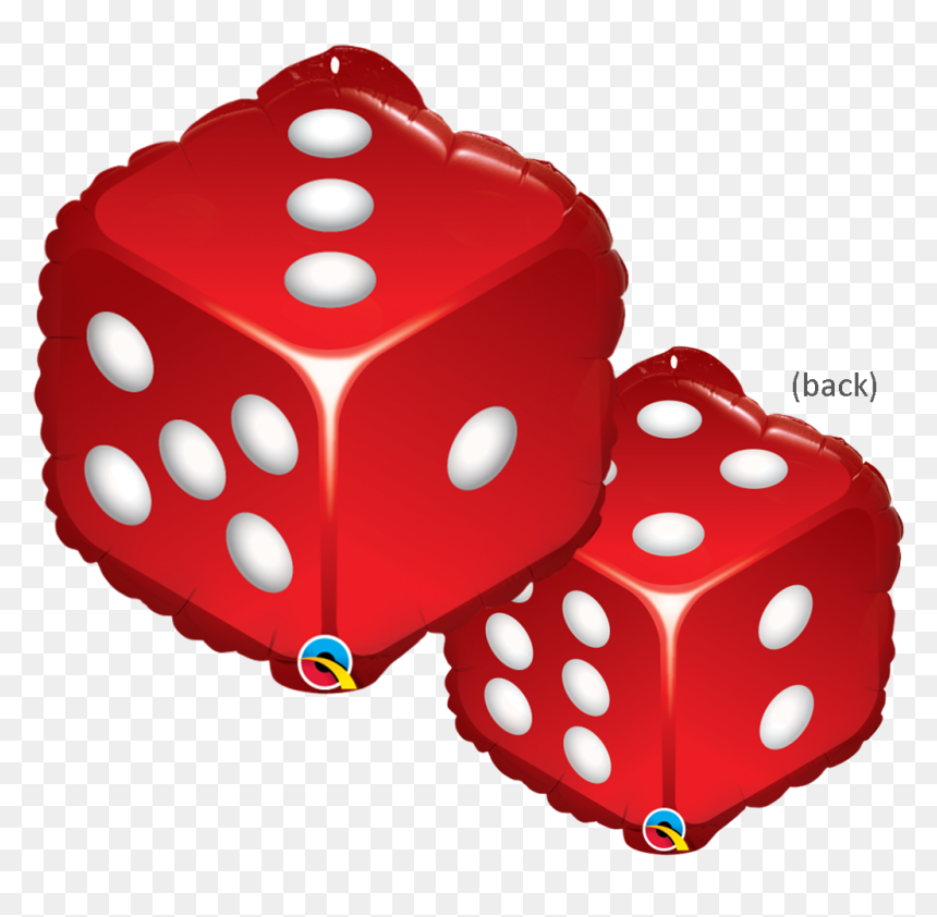 18 - Balloon, HD Png Download - casino dice png