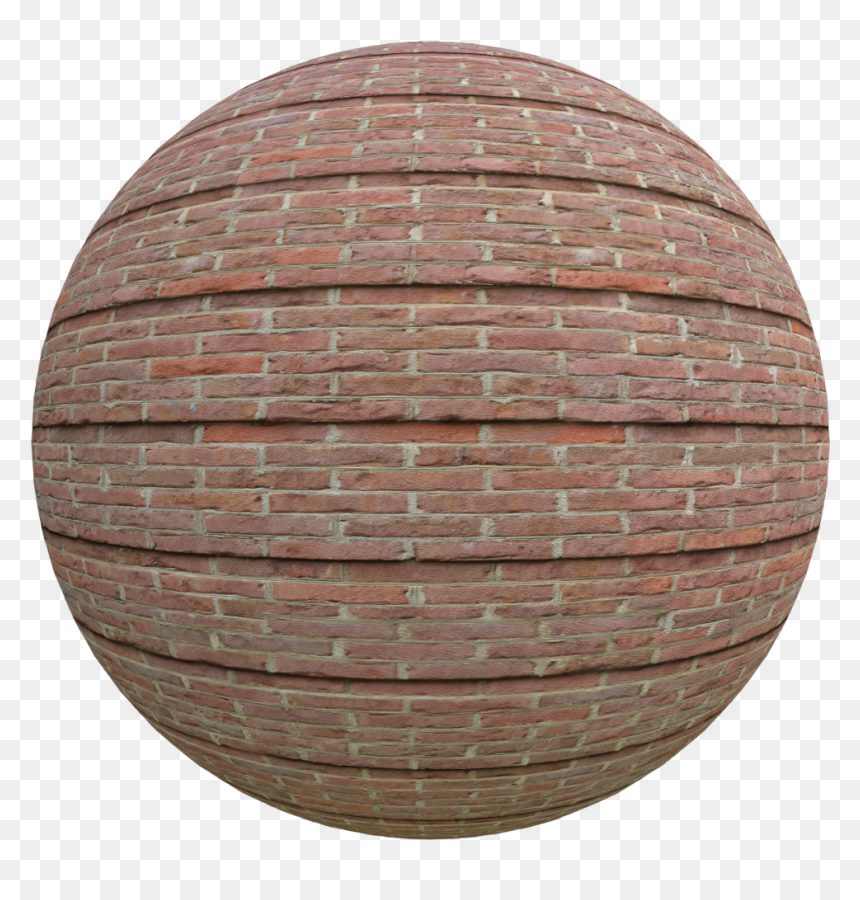 Levelled Red Brick Texture - Circle, HD Png Download - brick background png