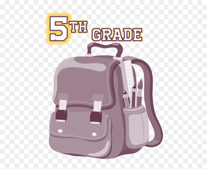 5th Grade Virtual Backpack - Bag Clipart Png, Transparent Png - school backpack png
