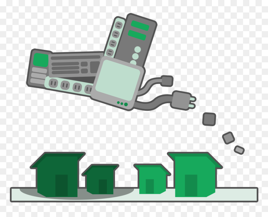 Ewastefoot - Transparent Png E Waste Clipart, Png Download - toxic waste png