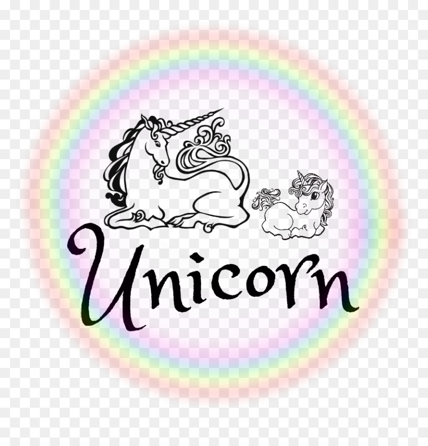 Unicornclean - Calligraphy, HD Png Download - baby unicorn png
