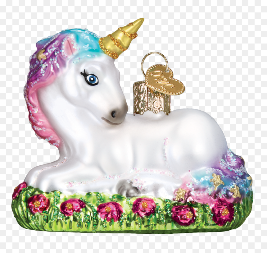 Old World Christmas Baby Unicorn, HD Png Download - baby unicorn png