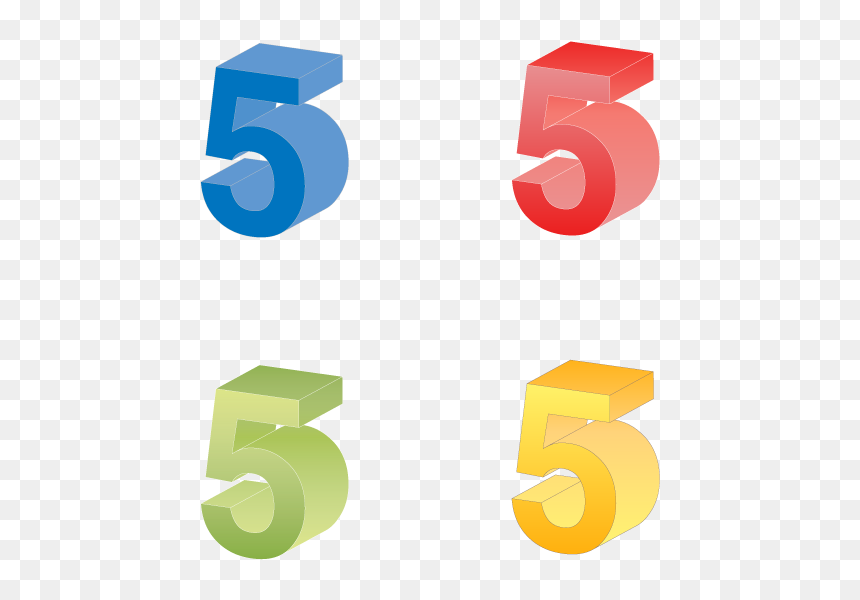 Number 8 Clipart Red, HD Png Download - yellow gradient png