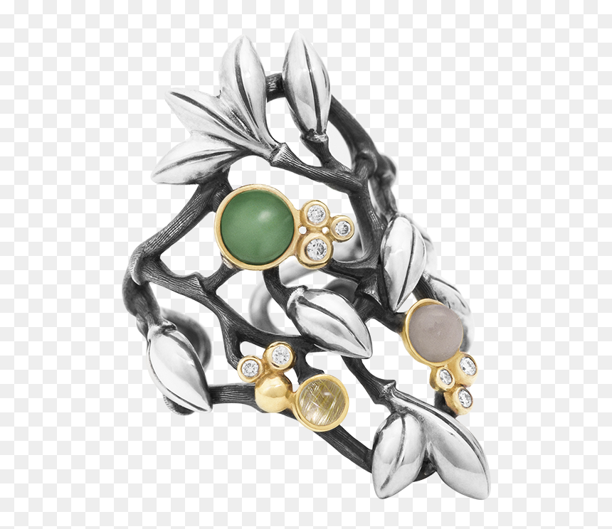 Ole Lynggaard Ring Sølv, HD Png Download - cartoon forest png