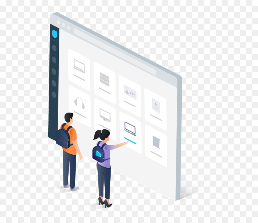 Education - Standing, HD Png Download - cartoon desk png