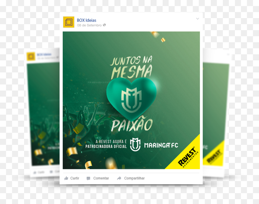 Mockup Post Facebook1 - Mockup Para Redes Sociais, HD Png Download - curtir png