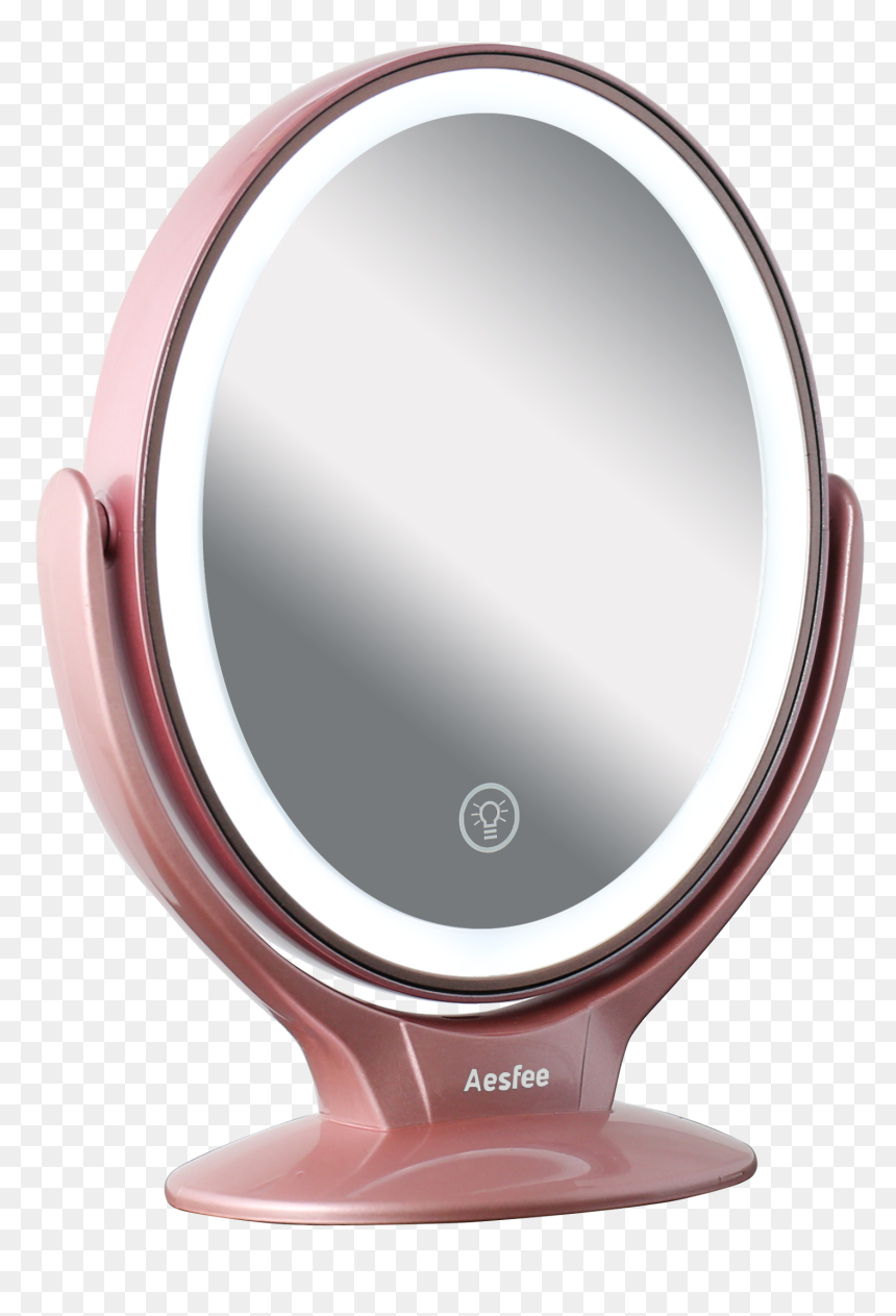 Aesfee Af-802magnifying Mirror With Lights Vanity Mirror - Circle, HD Png Download - vanity mirror png