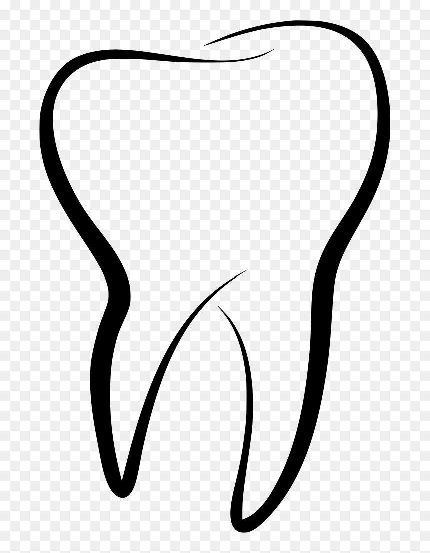 Dental Logo Black And White, HD Png Download - dentista png