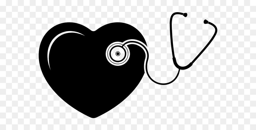"
 Class="lazyload Lazyload Mirage Cloudzoom Featured - Png Download Stethoscope With Heart Clipart Black, Transparent Png - heart stethoscope png
