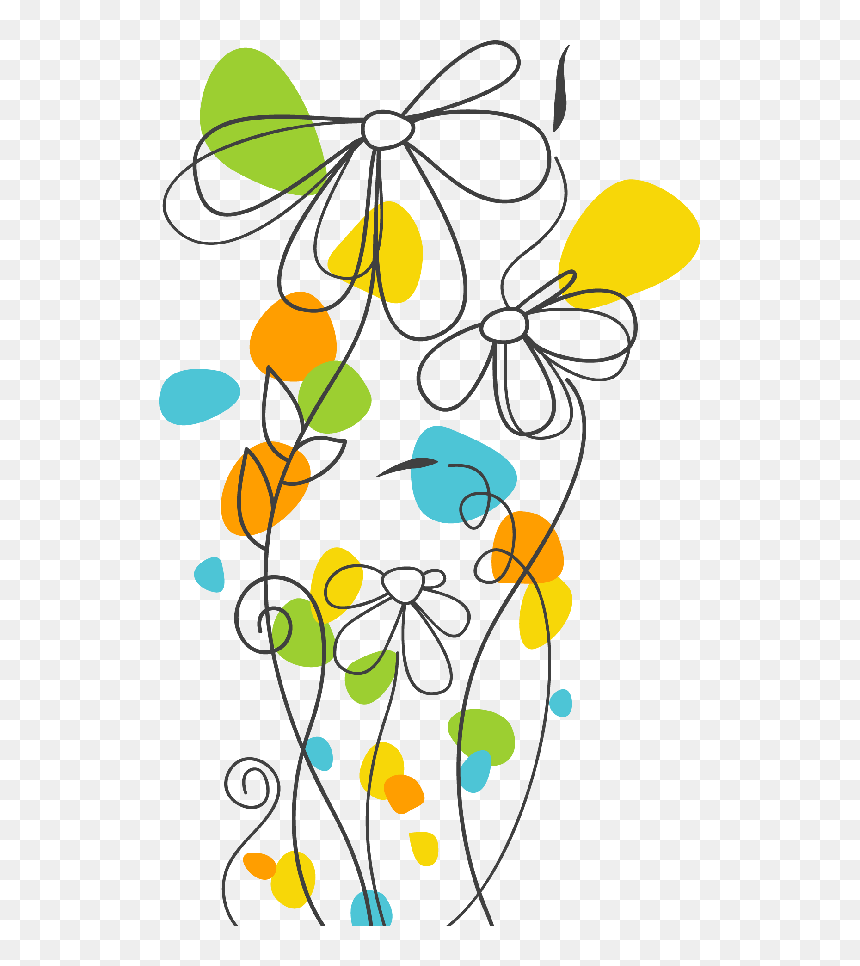 Drawing, HD Png Download - flores dibujo png