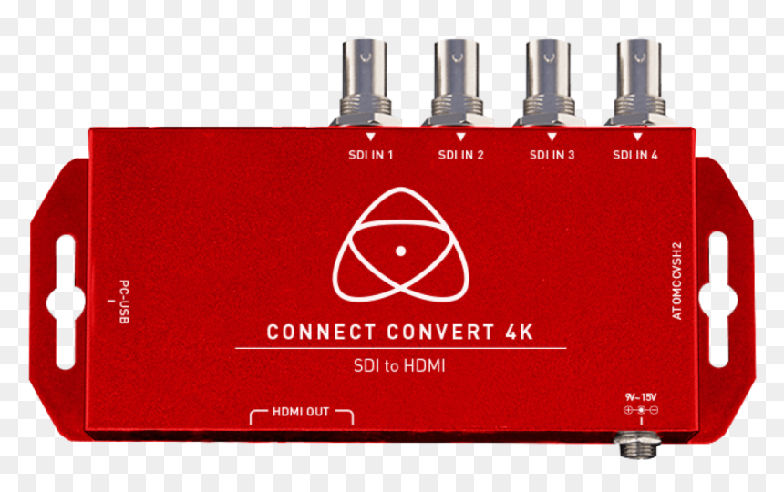 Atomos Atomccvsh2 Connect Convert 4k - Atomos Connect Convert Scale Analog To Sdi Hdmi, HD Png Download - red overlay png