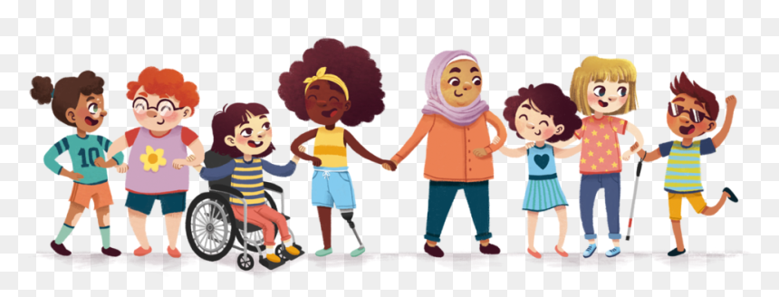 I, HD Png Download - children holding hands png