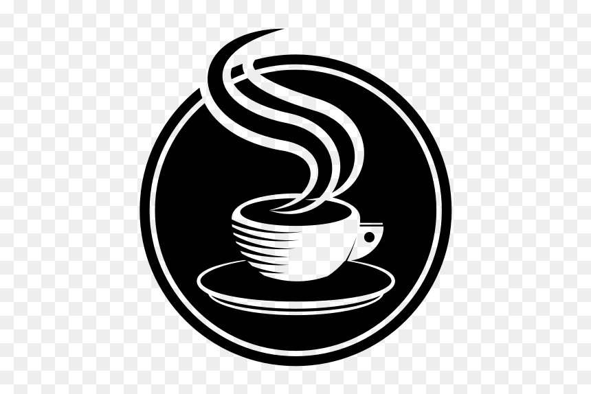 Coffee Symbol Silhouette - Cafe Symbol, HD Png Download - coffee cup drawing png