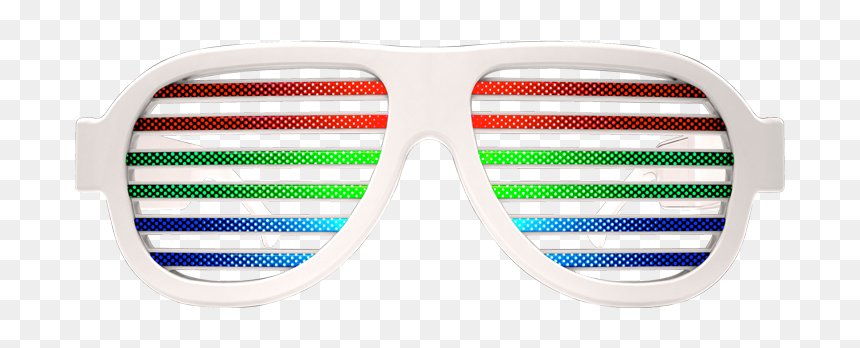 Drop Shades - Очки С Полосками Png, Transparent Png - blind glasses png