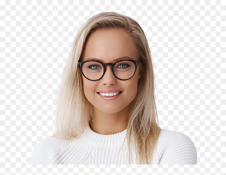 Girl, HD Png Download - blind glasses png