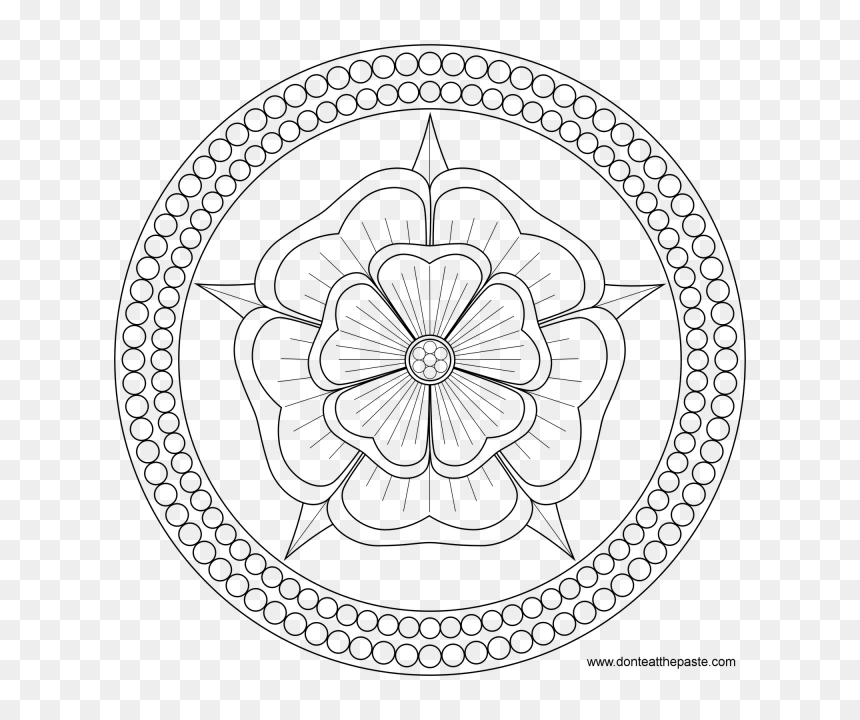 Transparent Coloring Png - Mandala Shape, Png Download - mandala design png