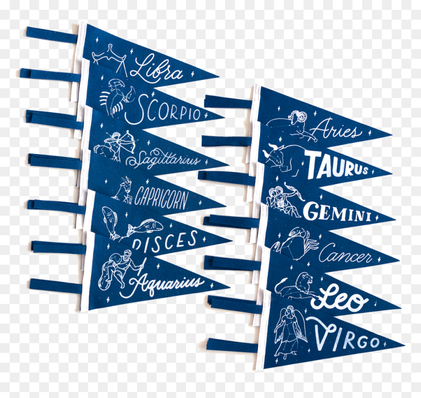 Image Of Zodiac Constellation Pennants - Sketch Pad, HD Png Download - leo constellation png